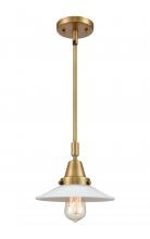 Innovations Lighting 447-1S-BB-G1 - Halophane - 1 Light - 9 inch - Brushed Brass - Mini Pendant