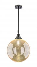 Innovations Lighting 447-1S-BK-G208-12 - Beacon - 1 Light - 12 inch - Matte Black - Mini Pendant