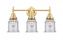 Innovations Lighting 447-3W-SG-G184 - Canton - 3 Light - 24 inch - Satin Gold - Bath Vanity Light