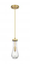 Innovations Lighting 451-1P-BB-G451-4SDY - Owego - 1 Light - 5 inch - Brushed Brass - Pendant