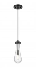 Innovations Lighting 451-1P-BK-G451-4CL - Owego - 1 Light - 5 inch - Matte Black - Pendant