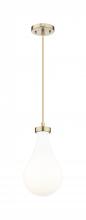 Innovations Lighting 451-1P-CB-G451-7GWH - Owego - 1 Light - 5 inch - Champagne Bronze - Pendant