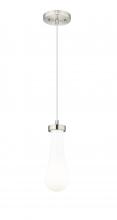 Innovations Lighting 451-1P-SN-G451-4GWH - Owego - 1 Light - 5 inch - Satin Nickel - Pendant