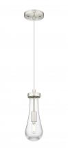 Innovations Lighting 451-1P-SN-G451-4SDY - Owego - 1 Light - 5 inch - Satin Nickel - Pendant