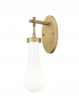 Innovations Lighting 451-1W-BB-G451-4GWH - Owego - 1 Light - 5 inch - Brushed Brass - Sconce