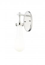 Innovations Lighting 451-1W-PN-G451-4GWH - Owego - 1 Light - 5 inch - Polished Nickel - Sconce