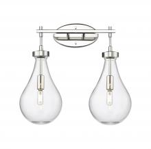 Innovations Lighting 451-2W-PN-G451-7CL - Owego - 2 Light - 17 inch - Polished Nickel - Bath Vanity Light