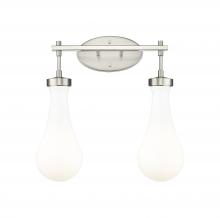 Innovations Lighting 451-2W-SN-G451-5GWH - Owego - 2 Light - 17 inch - Satin Nickel - Bath Vanity Light