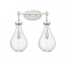 Innovations Lighting 451-2W-SN-G451-7CL - Owego - 2 Light - 17 inch - Satin Nickel - Bath Vanity Light