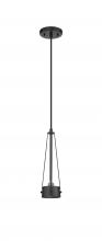 Innovations Lighting 452-1P-BK - Milan - 1 Light - 4 inch - Matte Black - Pendant