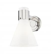 Innovations Lighting 464-1W-PN-G464C-7GW - Lawton Cone - 1 Light - 8 inch - Polished Nickel - Sconce