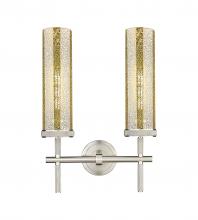 Innovations Lighting 471-2W-SN-G471-12ME - Lincoln - 2 Light - 14 inch - Satin Nickel - Bath Vanity Light