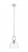 Innovations Lighting 485-1S-PN-G486-8CL - Hudson - 1 Light - 8 inch - Polished Nickel - Mini Pendant