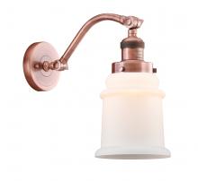 Innovations Lighting 515-1W-AC-G181 - Canton - 1 Light - 6 inch - Antique Copper - Adjustable Sconce