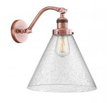 Innovations Lighting 515-1W-AC-G44-L - Cone - 1 Light - 12 inch - Antique Copper - Adjustable Sconce