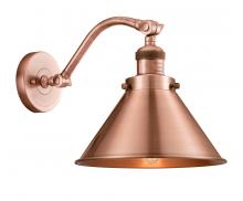 Innovations Lighting 515-1W-AC-M10-AC - Briarcliff - 1 Light - 10 inch - Antique Copper - Adjustable Sconce