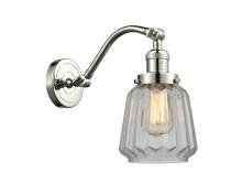 Innovations Lighting 515-1W-PN-G142 - Chatham - 1 Light - 7 inch - Polished Nickel - Adjustable Sconce