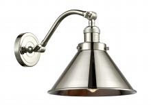 Innovations Lighting 515-1W-PN-M10-PN - Briarcliff - 1 Light - 10 inch - Polished Nickel - Adjustable Sconce