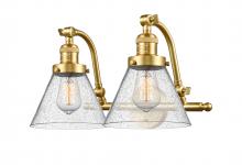 Innovations Lighting 515-2W-SG-G44 - Cone - 2 Light - 18 inch - Satin Gold - Adjustable Bath Vanity Light