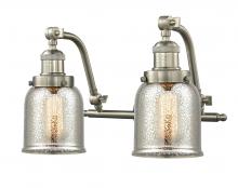 Innovations Lighting 515-2W-SN-G58 - Bell - 2 Light - 18 inch - Brushed Satin Nickel - Adjustable Bath Vanity Light