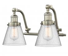 Innovations Lighting 515-2W-SN-G64 - Cone - 2 Light - 18 inch - Brushed Satin Nickel - Adjustable Bath Vanity Light