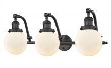 Innovations Lighting 515-3W-OB-G201-6 - Beacon - 3 Light - 26 inch - Oil Rubbed Bronze - Adjustable Bath Vanity Light