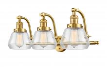 Innovations Lighting 515-3W-SG-G172 - Fulton - 3 Light - 28 inch - Satin Gold - Adjustable Bath Vanity Light