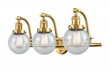 Innovations Lighting 515-3W-SG-G204-6 - Beacon - 3 Light - 26 inch - Satin Gold - Adjustable Bath Vanity Light