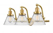 Innovations Lighting 515-3W-SG-G44 - Cone - 3 Light - 28 inch - Satin Gold - Adjustable Bath Vanity Light