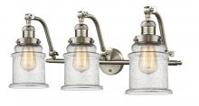 Innovations Lighting 515-3W-SN-G184 - Canton - 3 Light - 28 inch - Brushed Satin Nickel - Adjustable Bath Vanity Light