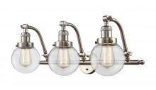 Innovations Lighting 515-3W-SN-G202-6 - Beacon - 3 Light - 26 inch - Brushed Satin Nickel - Adjustable Bath Vanity Light