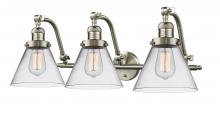 Innovations Lighting 515-3W-SN-G42 - Cone - 3 Light - 28 inch - Brushed Satin Nickel - Adjustable Bath Vanity Light