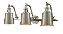 Innovations Lighting 515-3W-SN-M9-SN - Addison - 3 Light - 28 inch - Brushed Satin Nickel - Adjustable Bath Vanity Light