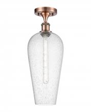 Innovations Lighting 516-1C-AC-G456-8SDY - Chelsea - 1 Light - 8 inch - Antique Copper - Semi-Flush Mount