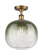 Innovations Lighting 516-1C-BB-G481-10SL - Brookhaven Sphere - 1 Light - 11 inch - Brushed Brass - Semi-Flush Mount
