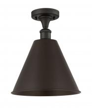 Innovations Lighting 516-1C-OB-MBC-12-OB - Berkshire - 1 Light - 12 inch - Oil Rubbed Bronze - Semi-Flush Mount