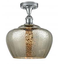 Innovations Lighting 516-1C-PC-G96-L - Fenton - 1 Light - 11 inch - Polished Chrome - Semi-Flush Mount