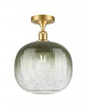 Innovations Lighting 516-1C-SG-G481-10SL - Brookhaven Sphere - 1 Light - 11 inch - Satin Gold - Semi-Flush Mount