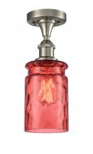 Innovations Lighting 516-1C-SN-G352-RD - Candor 1 Light Semi-Flush Mount