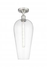 Innovations Lighting 516-1C-SN-G456-8CL - Chelsea - 1 Light - 8 inch - Brushed Satin Nickel - Semi-Flush Mount