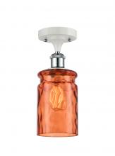 Innovations Lighting 516-1C-WPC-G352-TUR - Candor 1 Light Semi-Flush Mount