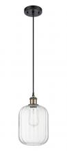 Innovations Lighting 516-1P-BAB-G460-7CL - Preston Cylinder - 1 Light - 7 inch - Black Antique Brass - Cord hung - Mini Pendant