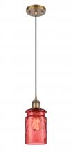 Innovations Lighting 516-1P-BB-G352-RD - Candor 1 Light Mini Pendant
