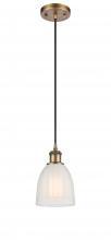 Innovations Lighting 516-1P-BB-G441 - Brookfield - 1 Light - 6 inch - Brushed Brass - Cord hung - Mini Pendant