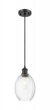 Innovations Lighting 516-1P-BK-G459-6CL - Preston Bulb - 1 Light - 6 inch - Matte Black - Cord hung - Mini Pendant