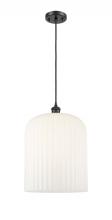 Innovations Lighting 516-1P-BK-G559-12GWH - Bridal Veil - 1 Light - 5 inch - Matte Black - Cord hung - Mini Pendant