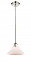 Innovations Lighting 516-1P-PN-G131 - Orwell - 1 Light - 8 inch - Polished Nickel - Cord hung - Mini Pendant