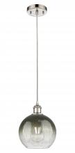 Innovations Lighting 516-1P-PN-G483-8SL - Brookhaven Globe - 1 Light - 8 inch - Polished Nickel - Cord hung - Mini Pendant
