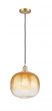 Innovations Lighting 516-1P-SG-G481-10AM - Brookhaven Sphere - 1 Light - 11 inch - Satin Gold - Cord hung - Mini Pendant