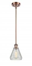 Innovations Lighting 516-1S-AC-G275 - Conesus - 1 Light - 6 inch - Antique Copper - Mini Pendant